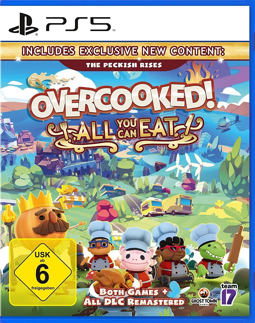 Cover: 5056208808882 | Overcooked! - All You Can Eat (PlayStation 5) | DVD-ROM | DVD-ROM