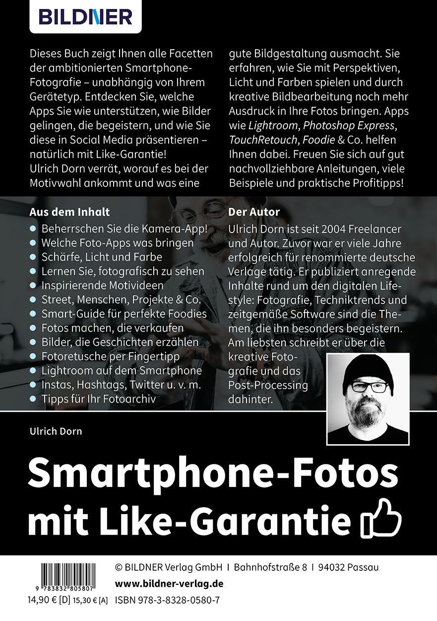 Rückseite: 9783832805807 | Smartphone-Fotos mit Like-Garantie | Ulrich Dorn | Taschenbuch | 2022