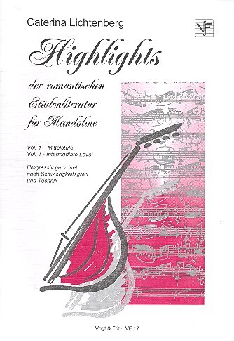 Cover: 9790202604427 | Highlights der romantischen Etüdenliteratur Band 1 für Mandoline