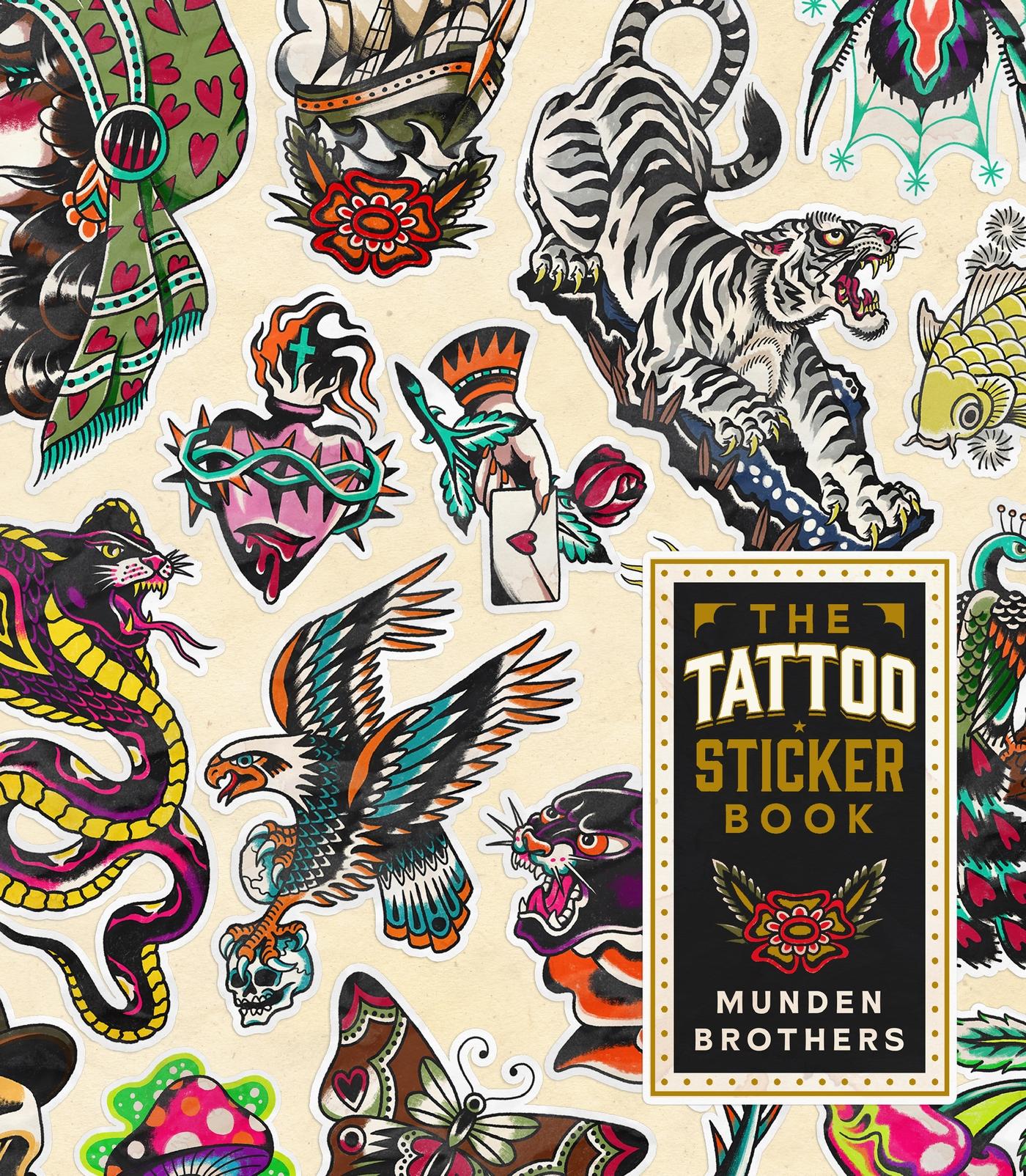 Cover: 9781399621915 | The Tattoo Sticker Book | 150 Tattoo-Inspired Stickers | Munden | Buch