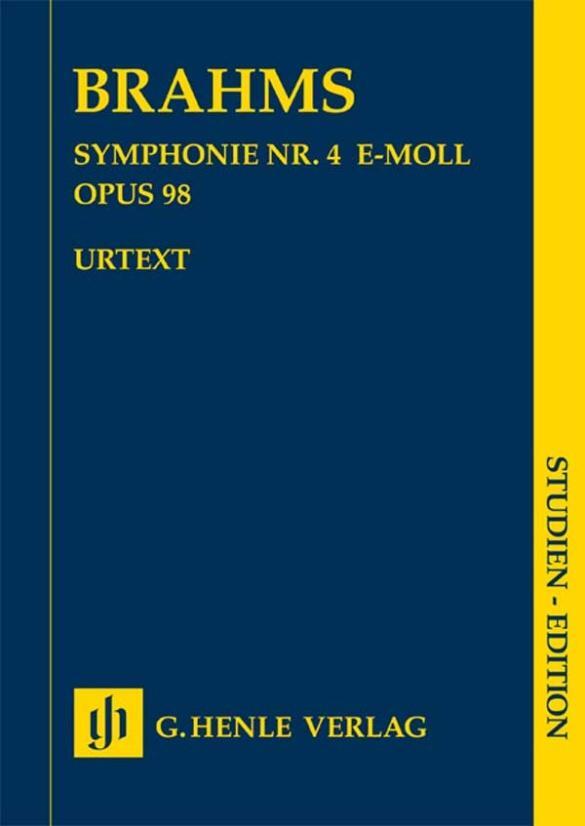 Cover: 9790201898568 | Symphonie Nr. 4 e-moll op. 98 | Studienpartitur | Johannes Brahms