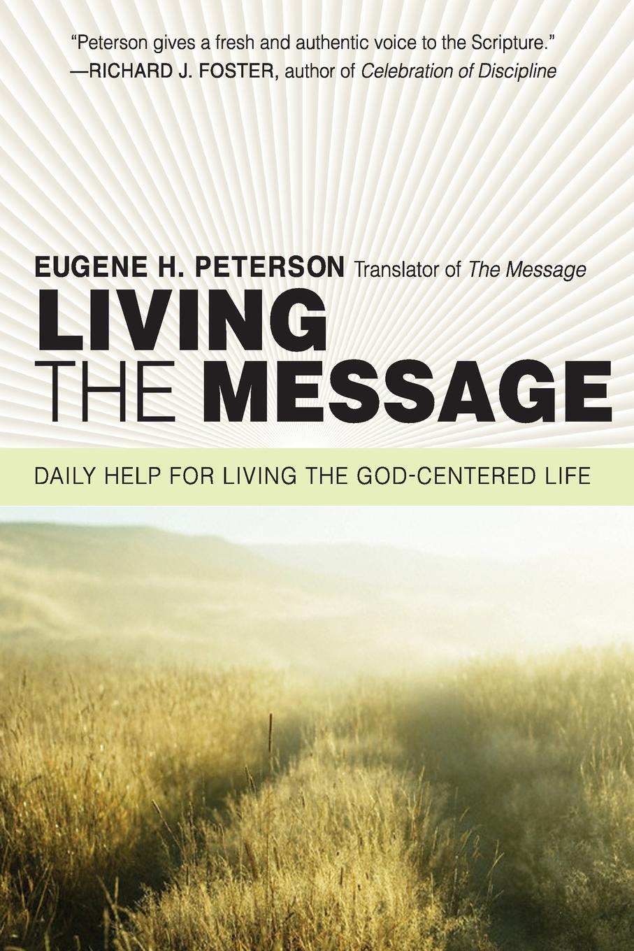 Cover: 9780061240362 | Living the Message | Daily Help for Living the God-Centered Life