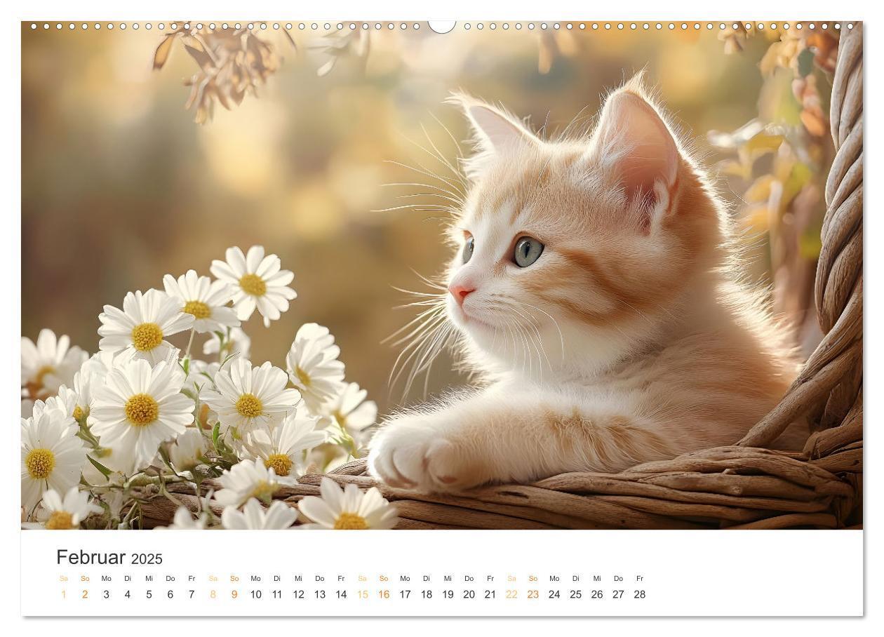 Bild: 9783457203866 | Katzen - sanfte Schönheiten (Wandkalender 2025 DIN A2 quer),...