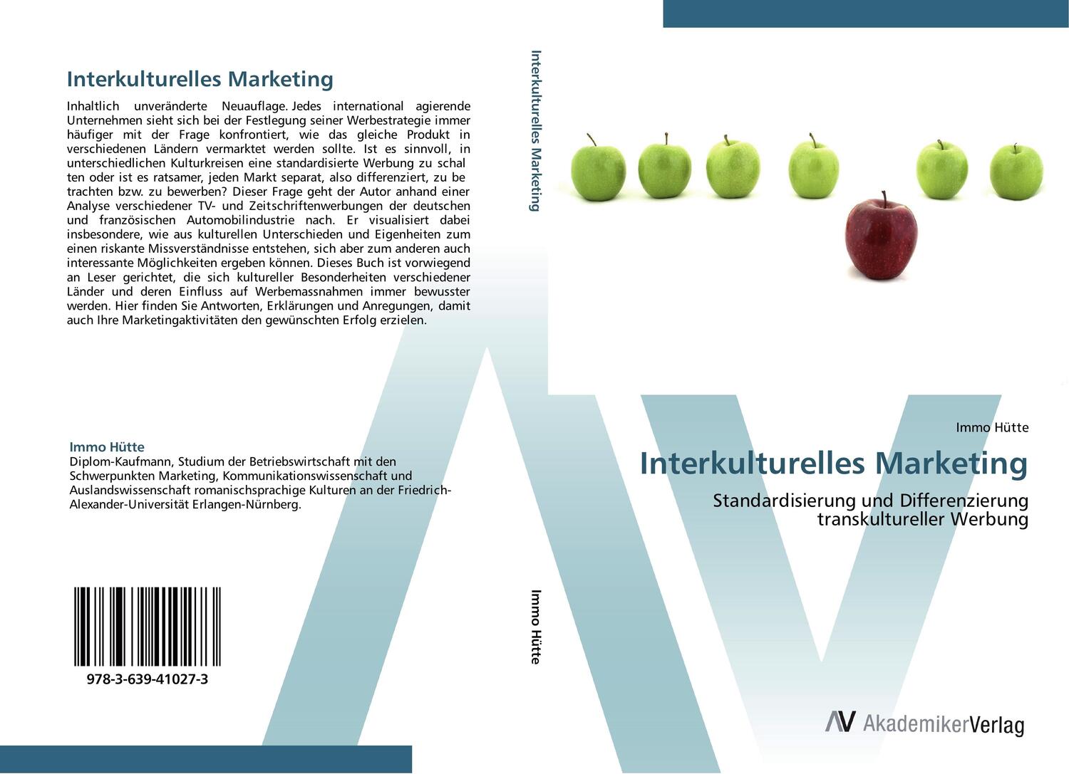 Cover: 9783639410273 | Interkulturelles Marketing | Immo Hütte | Taschenbuch | Paperback