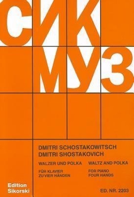 Cover: 9780634034503 | Schostakowitsch: Walzer Und Polka/Waltz And Polka: Fur Klavier Zu...
