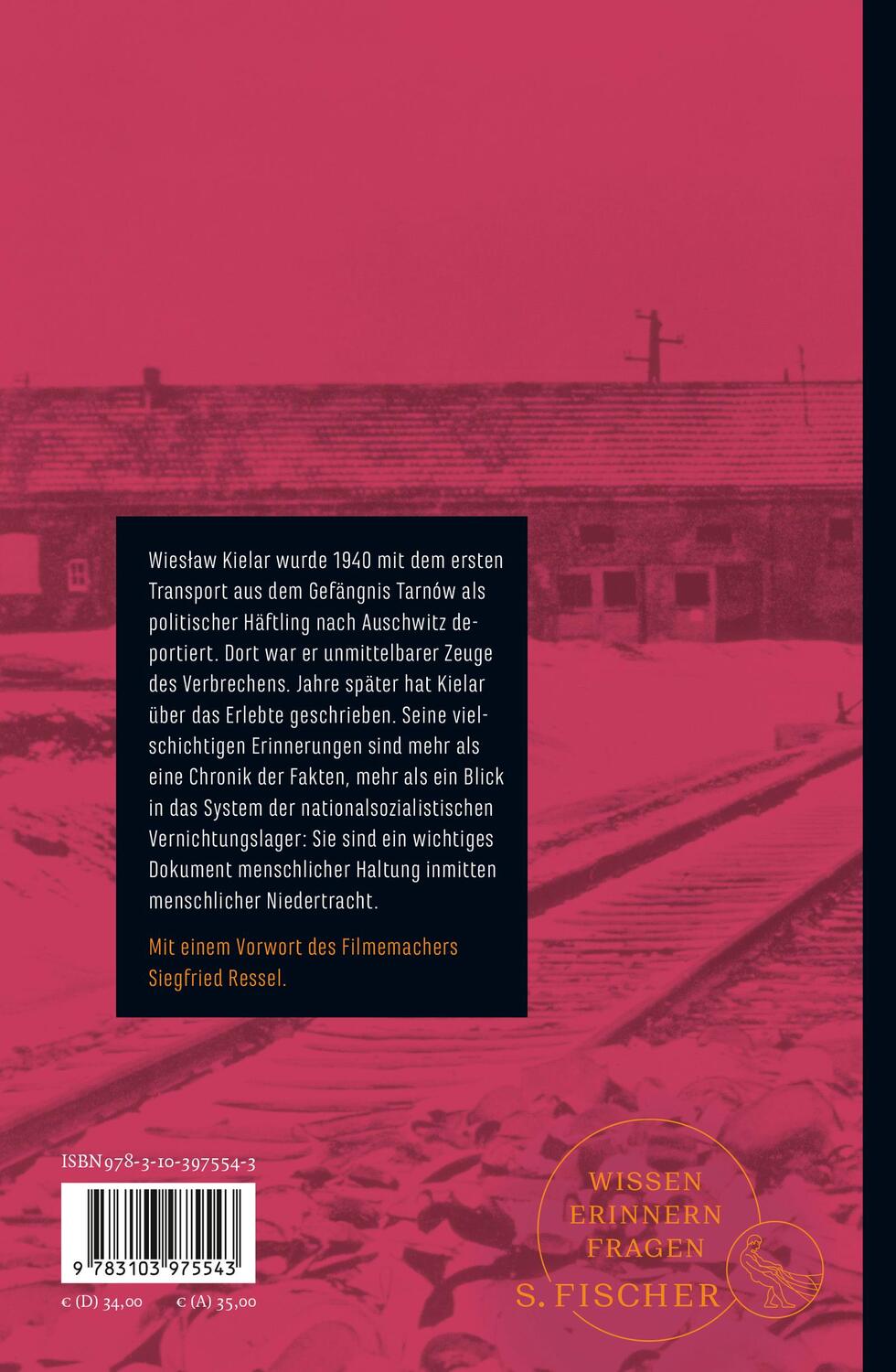 Rückseite: 9783103975543 | Anus Mundi | Fünf Jahre Auschwitz | Wies¿aw Kielar | Buch | 480 S.