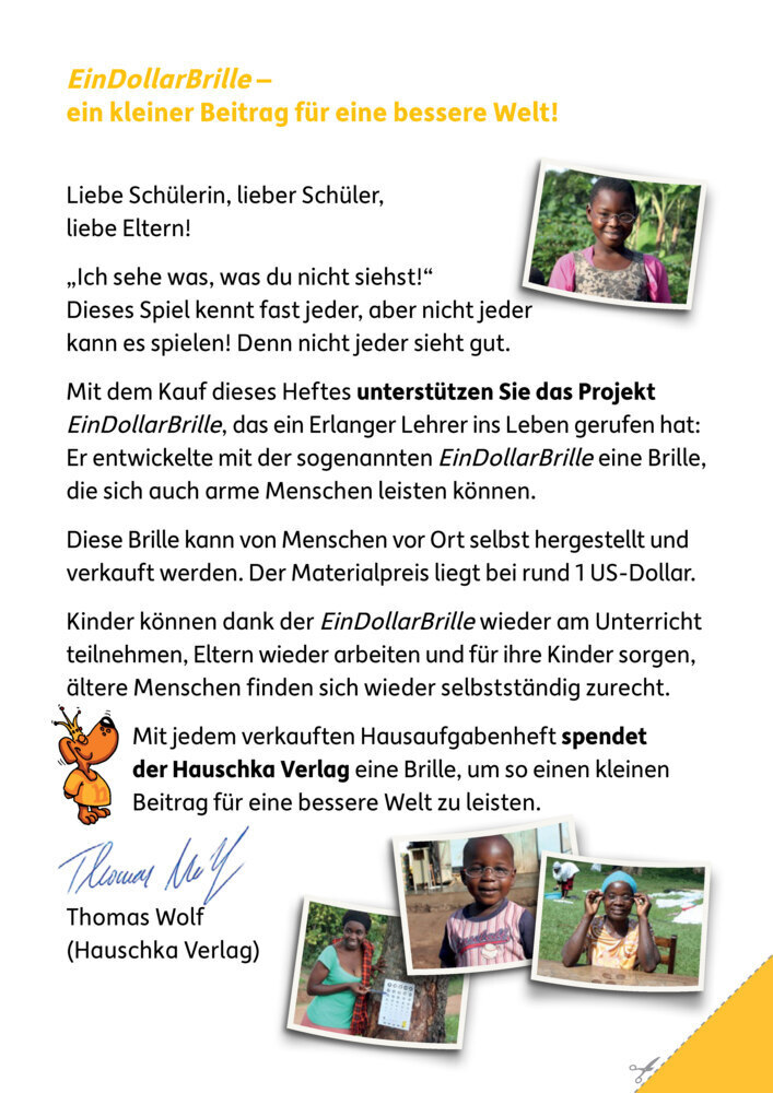 Bild: 9783881007009 | Hausaufgabenheft Grundschule, A5-Heft | Hauschka Verlag | Broschüre