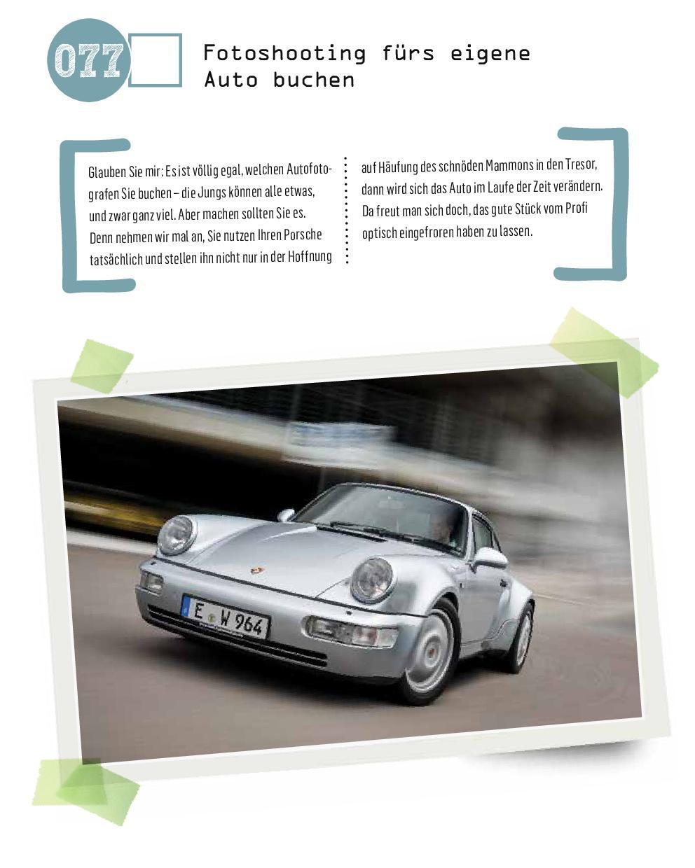 Bild: 9783966641890 | Die Bucket List für Porsche-Fahrer | Roland Löwisch | Taschenbuch