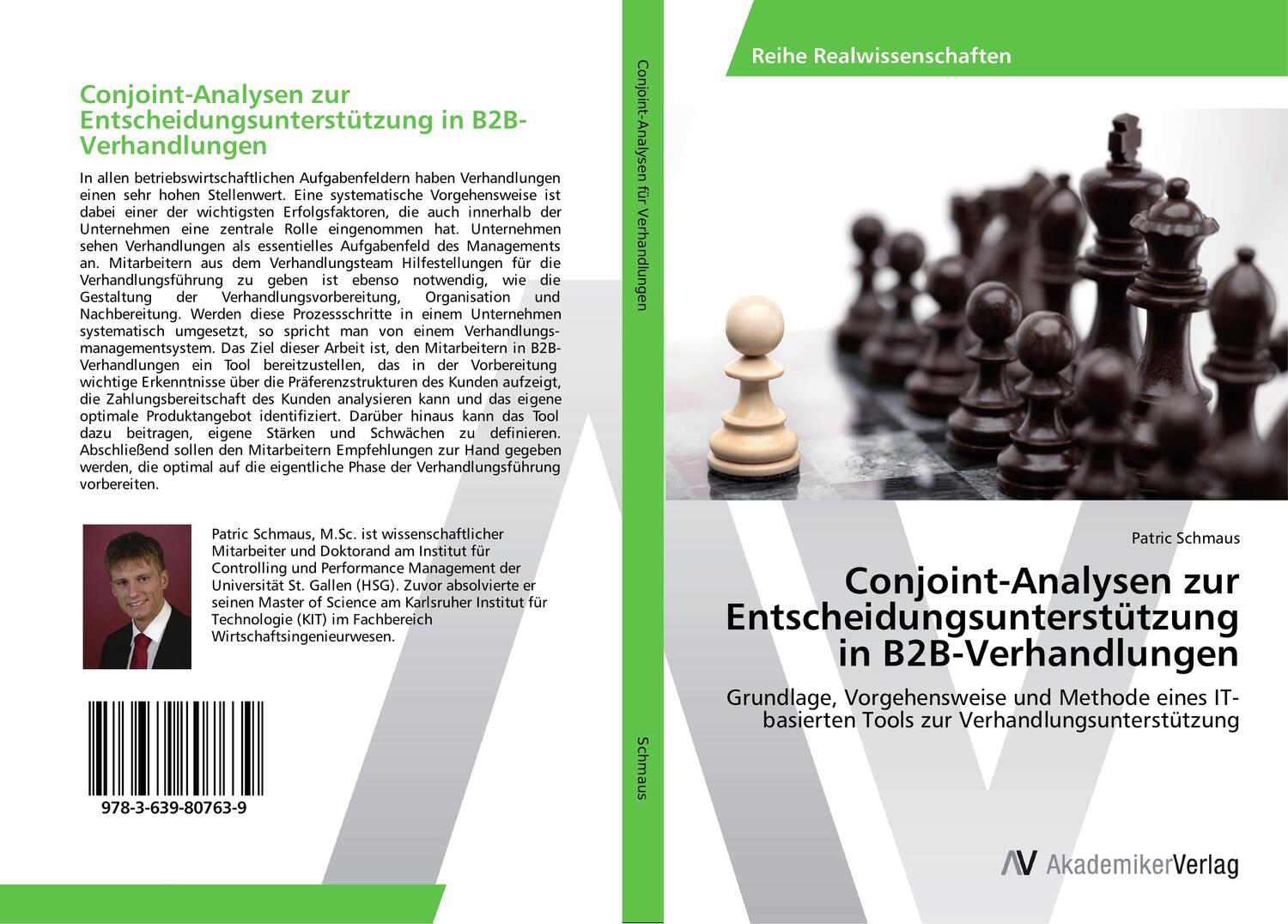 Cover: 9783639807639 | Conjoint-Analysen zur Entscheidungsunterstützung in B2B-Verhandlungen