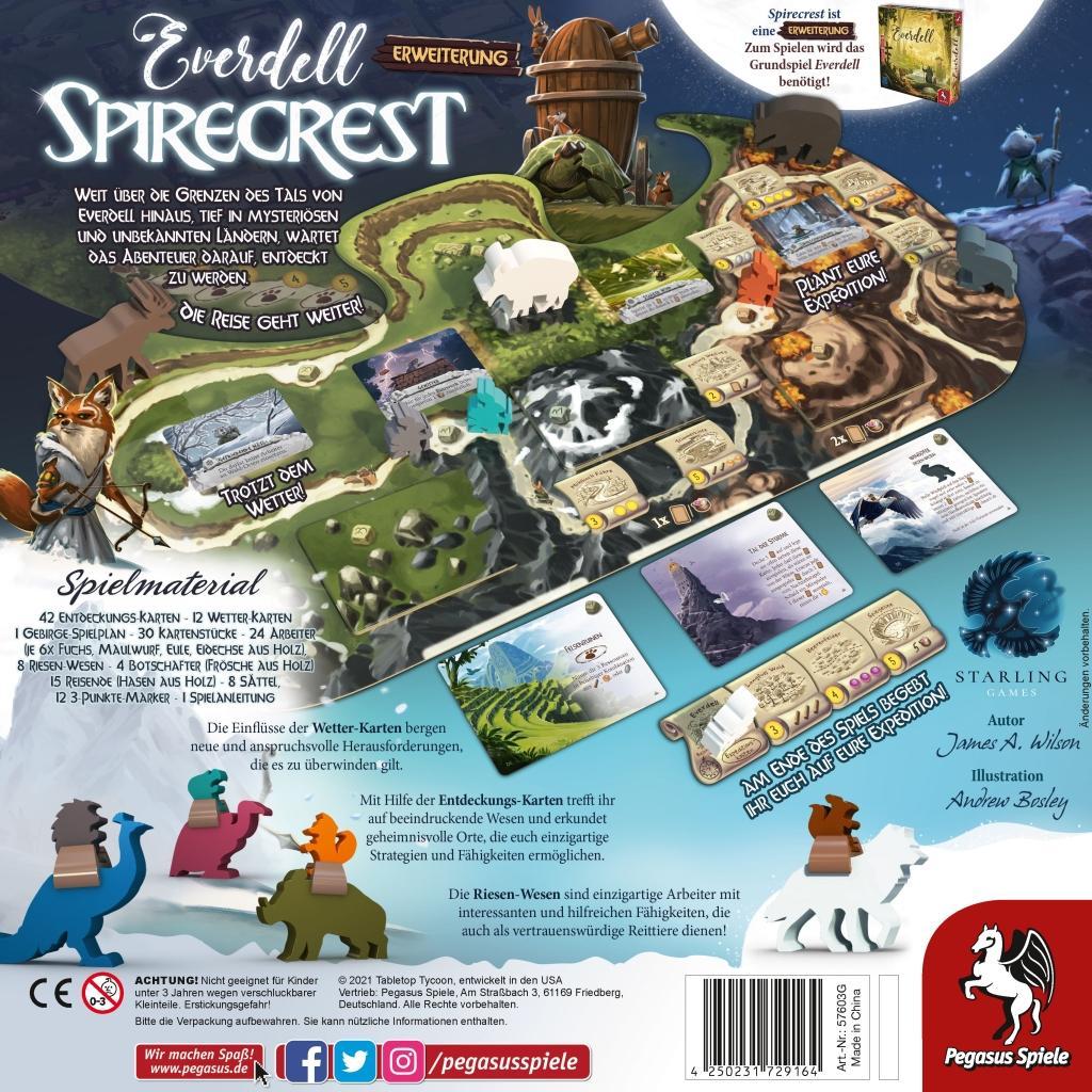 Bild: 4250231729164 | Everdell: Spirecrest | Spiel | 57603G | Deutsch | 2022 | Pegasus