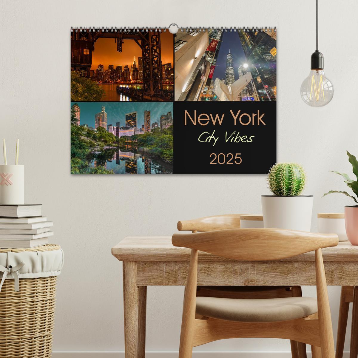 Bild: 9783435367788 | New York City Vibes (Wandkalender 2025 DIN A3 quer), CALVENDO...