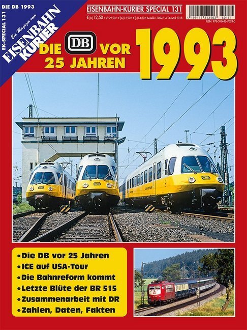 Cover: 9783844670240 | Die DB vor 25 Jahren - 1993 | Taschenbuch | Geklebt | 2018 | EK-Verlag