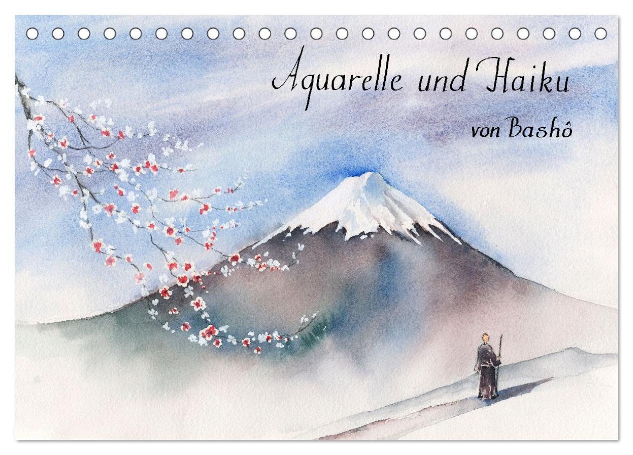 Cover: 9783675670891 | Aquarelle und Haiku von Basho (Tischkalender 2024 DIN A5 quer),...