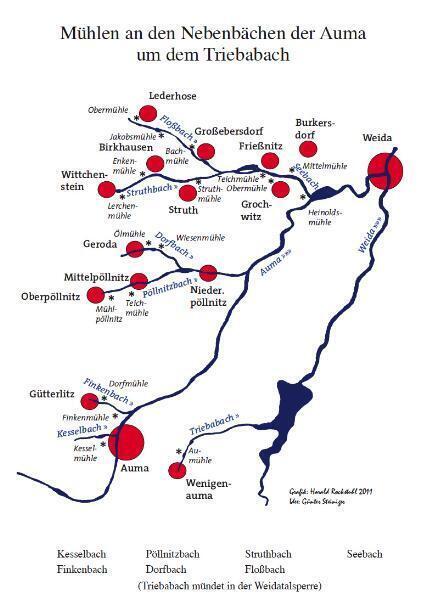 Bild: 9783959664806 | Mühlen an der Auma, der Triebes, der Leuba und im Güldetal | Steiniger