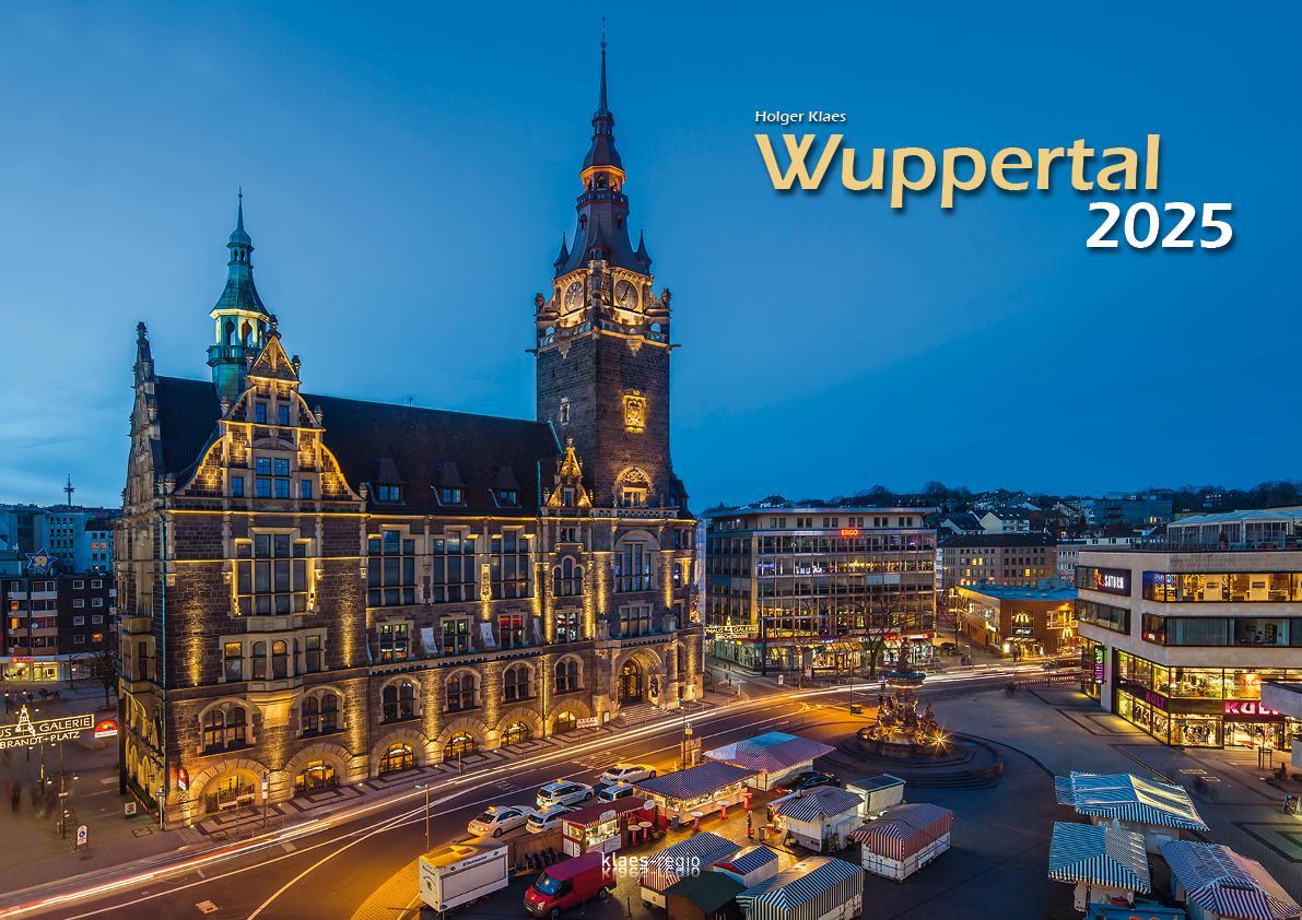 Cover: 9783965352278 | Wuppertal 2025 Bildkalender A3 Spiralbindung | Holger Klaes | Kalender