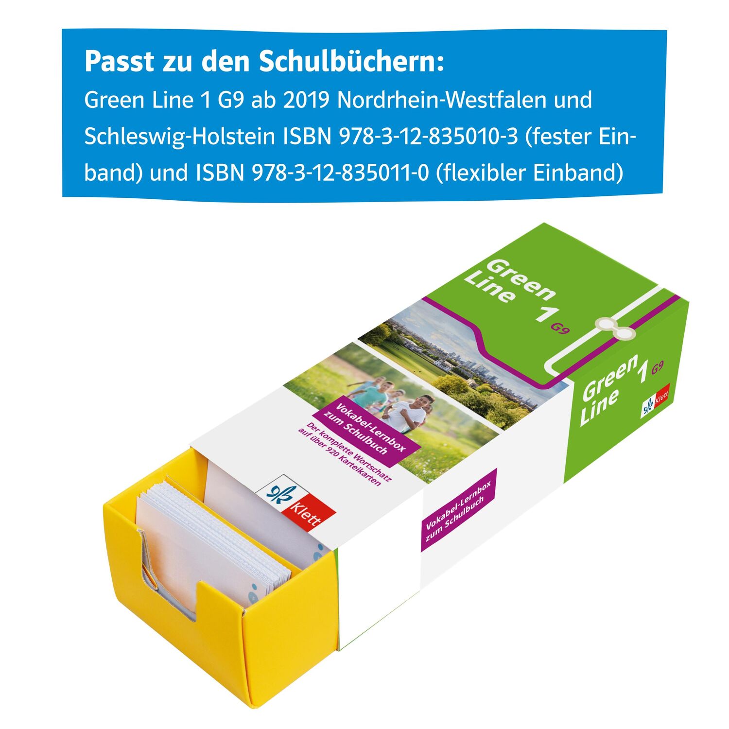 Bild: 9783129240533 | Green Line 1 G9 (Ausgabe ab 2019) Klasse 5 Vokabel-Lernbox zum...