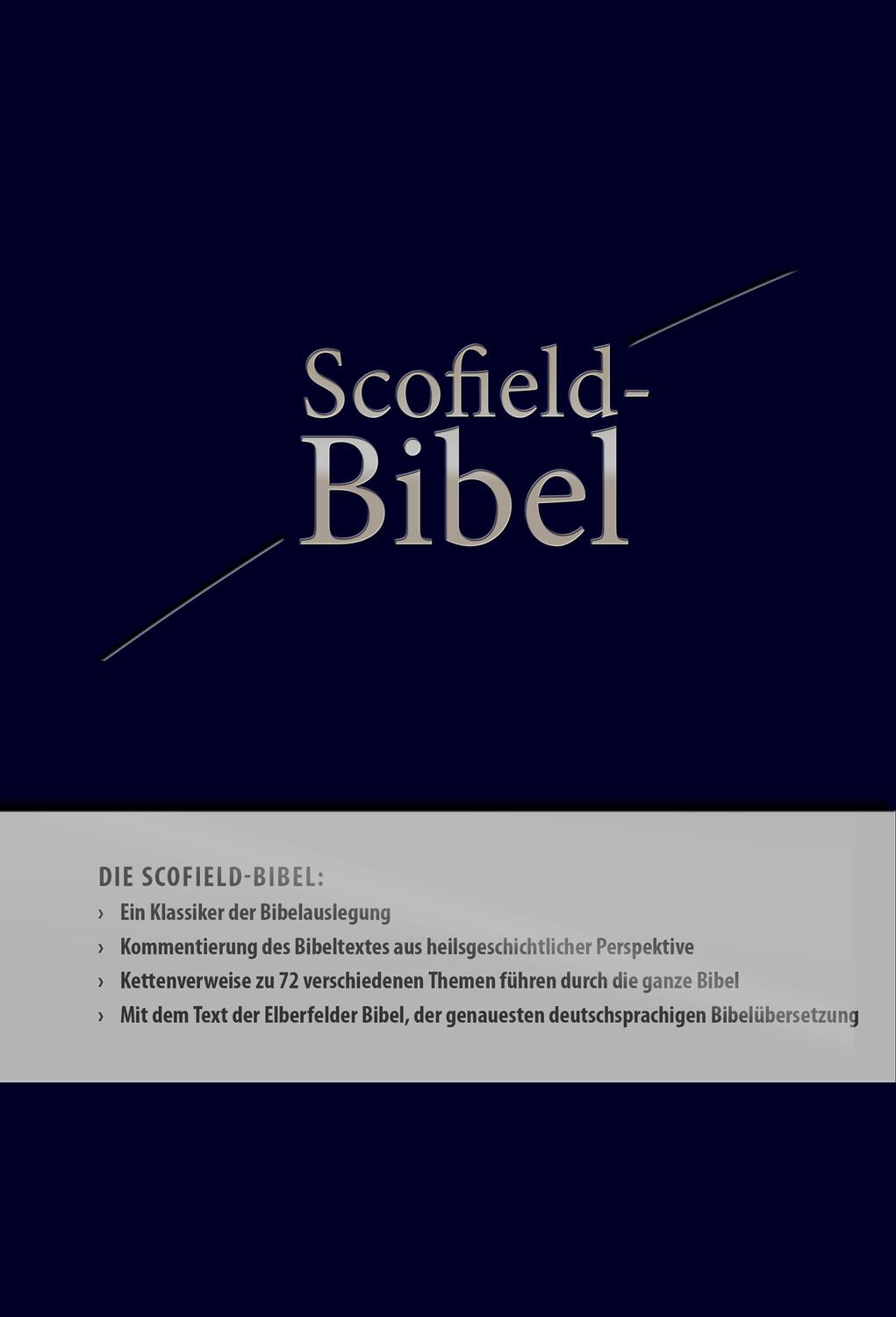 Cover: 9783863532000 | Scofield Bibel mit Elberfelder 2006 - Kunstleder | Buch | Deutsch