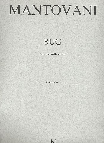 Cover: 9790230970778 | Bug | Bruno Mantovani | Buch | Lemoine | EAN 9790230970778