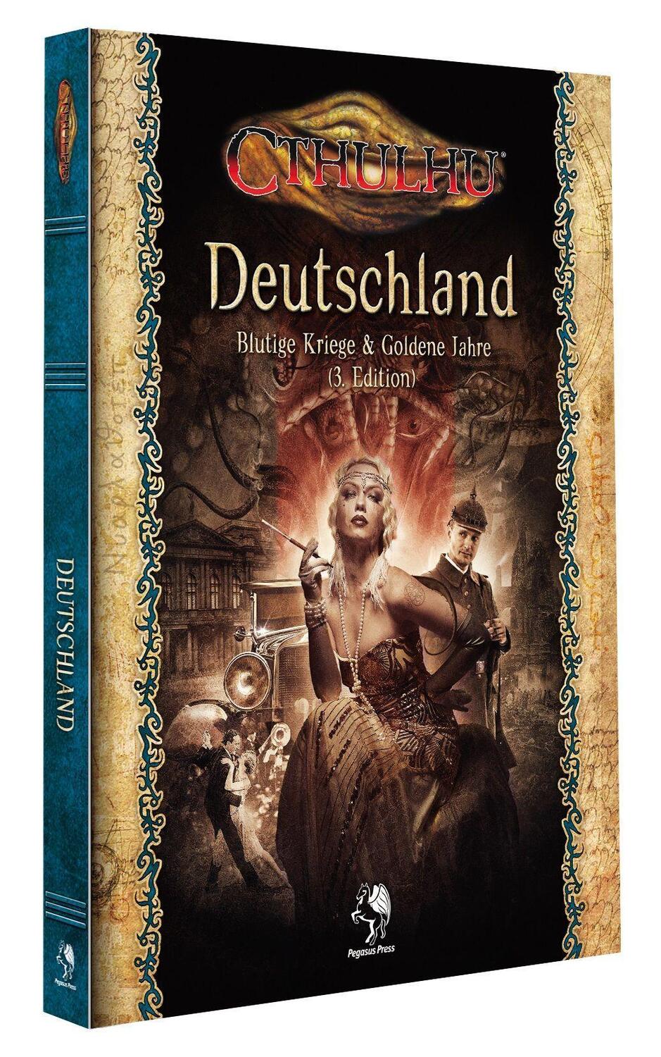 Cover: 9783969281093 | Cthulhu: Deutschland - Blutige Kriege &amp; Goldene Jahre, 3. Edition -...