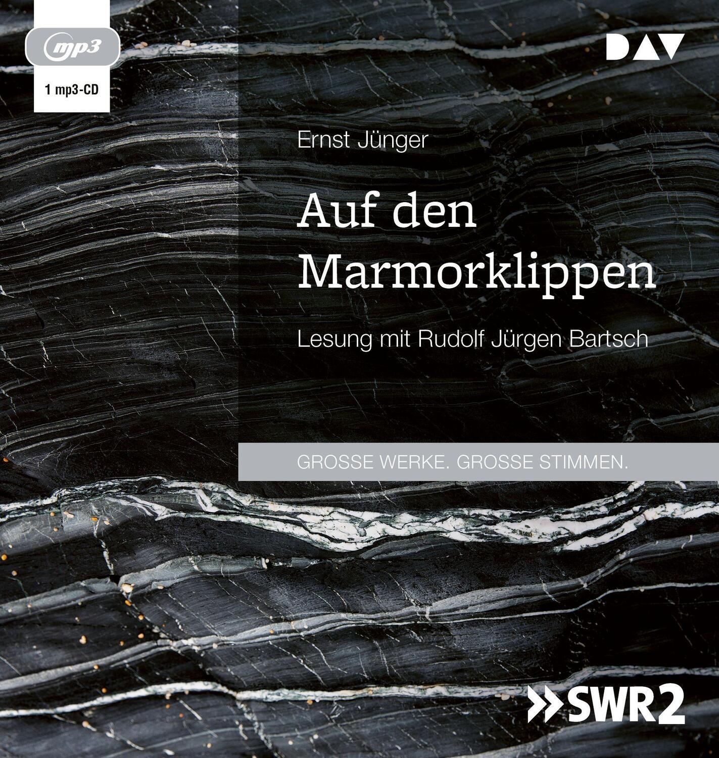 Cover: 9783742428172 | Auf den Marmorklippen | Lesung mit Rudolf Jürgen Bartsch (1 mp3-CD)