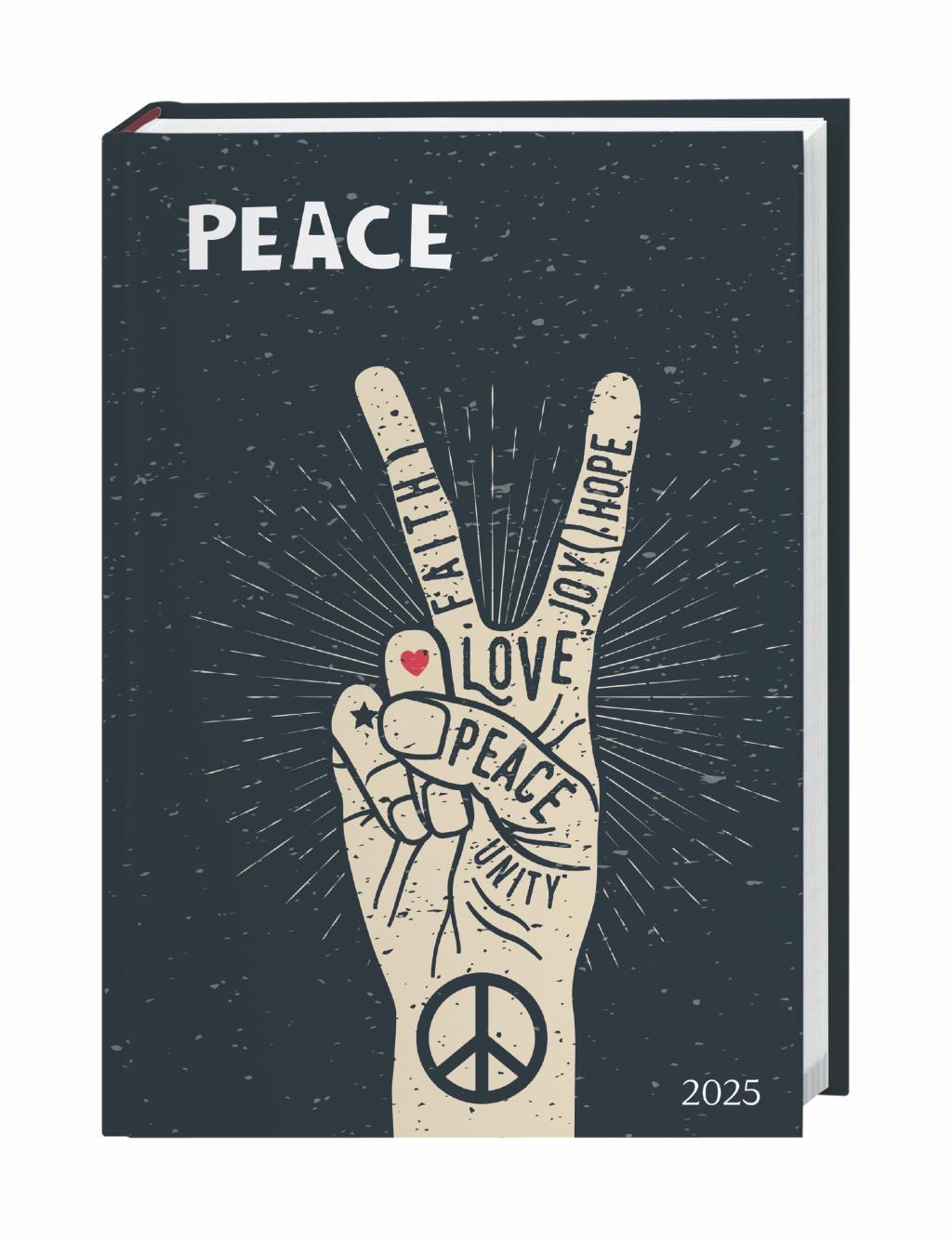 Cover: 9783756408238 | Peace Kalenderbuch A5 2025 | Buch | Kalenderbücher Heye | 176 S.