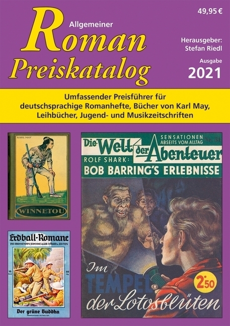 Cover: 9783947800100 | Allgemeiner Roman Preiskatalog 2021 HC | Stefan Riedl | Buch | Deutsch