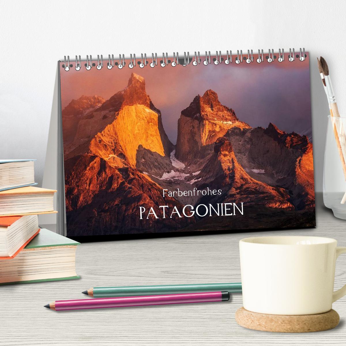 Bild: 9783435607327 | Farbenfrohes Patagonien (Tischkalender 2025 DIN A5 quer), CALVENDO...