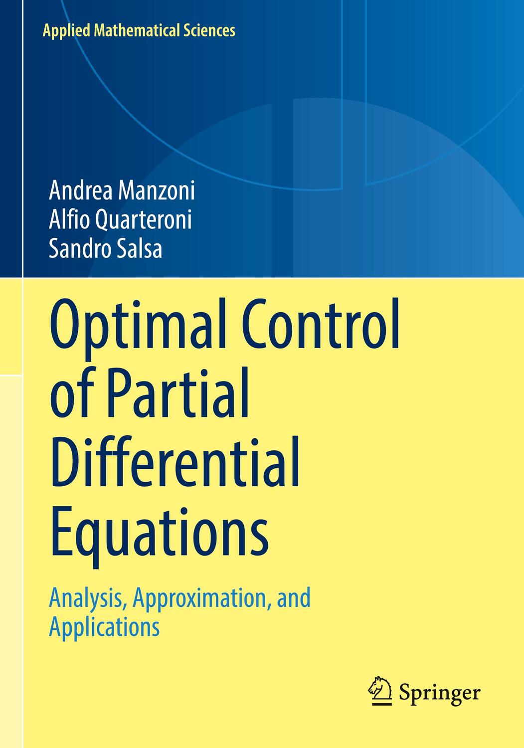 Cover: 9783030772284 | Optimal Control of Partial Differential Equations | Manzoni (u. a.)