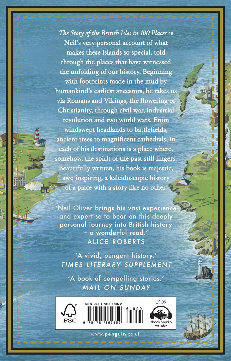 Rückseite: 9781784165352 | The Story of the British Isles in 100 Places | Neil Oliver | Buch