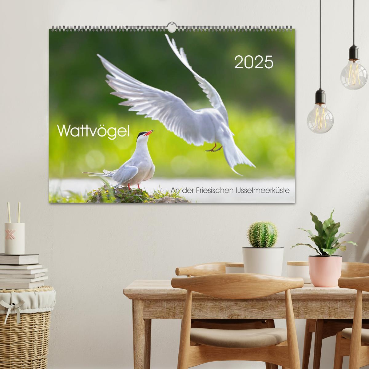 Bild: 9783435379392 | Wattvögel an der Friesischen IJsselmeerküste (Wandkalender 2025 DIN...