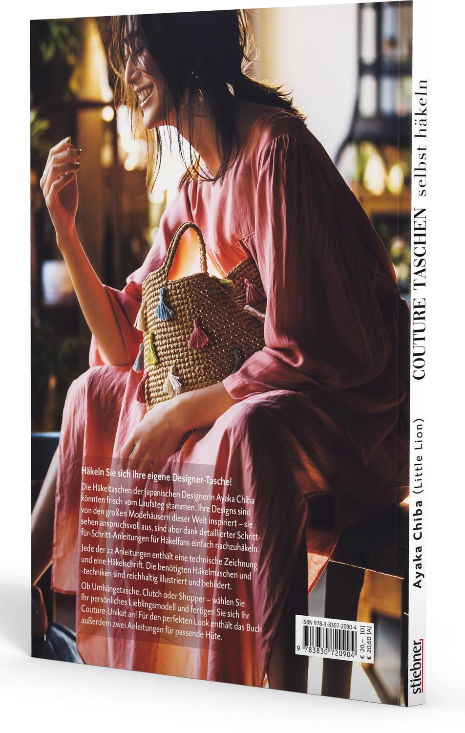 Rückseite: 9783830720904 | Couture Taschen selbst häkeln | Ayaka Chiba | Taschenbuch | 80 S.