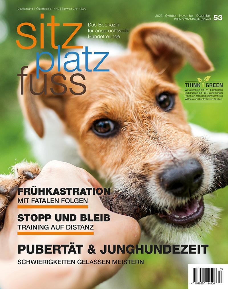 Cover: 9783840489549 | SitzPlatzFuss, Ausgabe 53 | Pubertät und Junghundezeit | Verlag Cadmos
