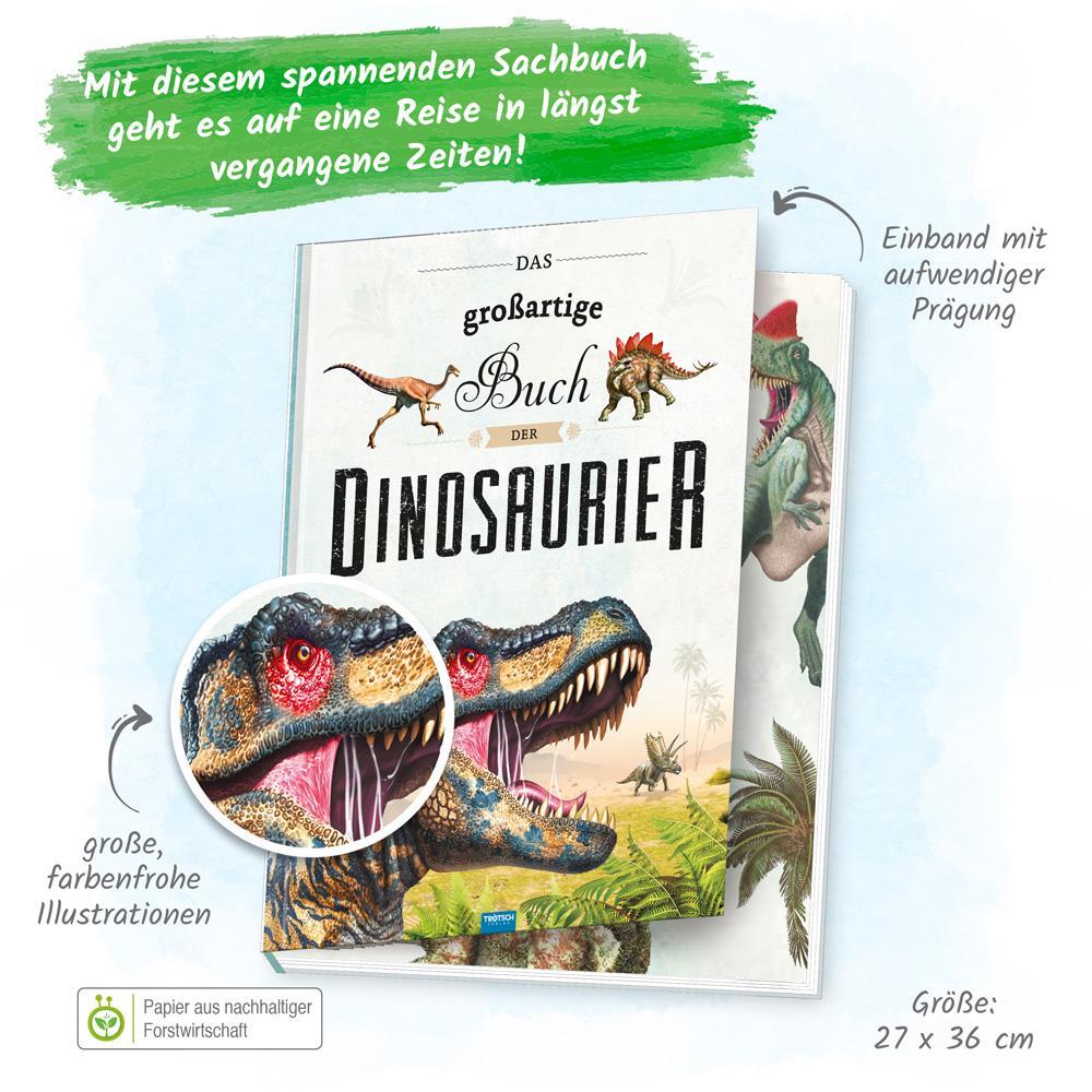 Bild: 9783965525177 | Trötsch Kinderbuch Das großartige Buch der Dinosaurier | KG | Buch