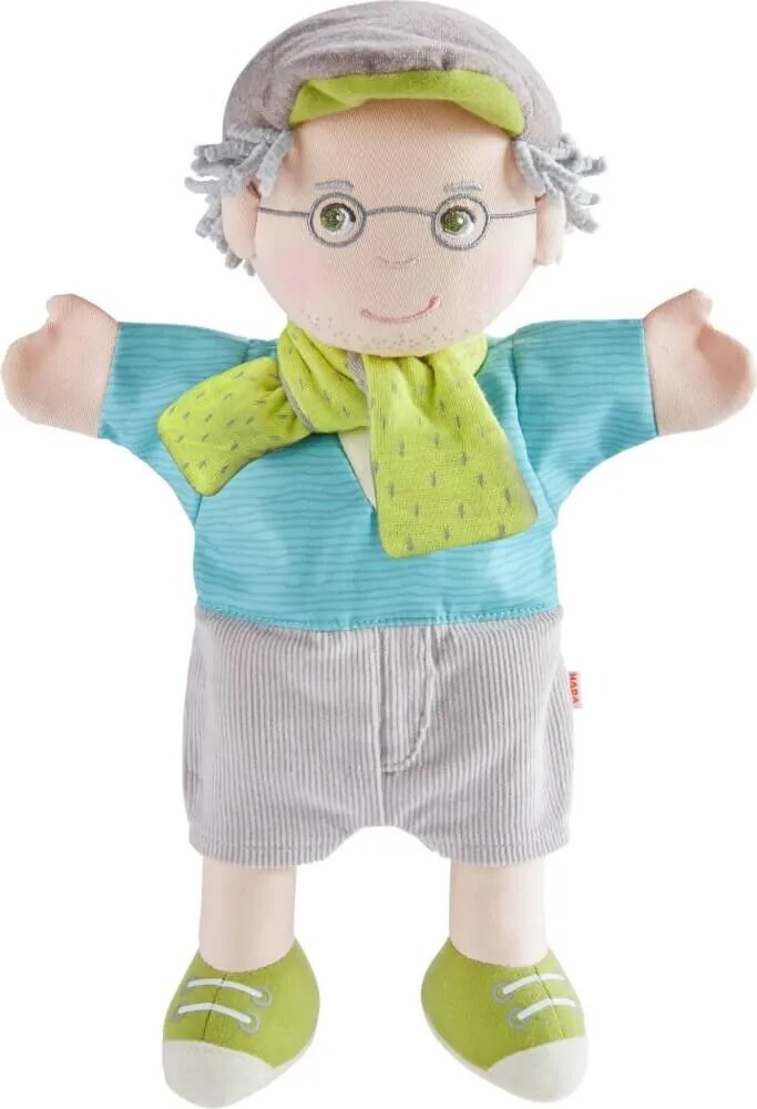 Cover: 4010168262253 | HABA 1306774001 - Handpuppe Opa Peter, Stoffpuppe, Puppe, 27 cm | 2022