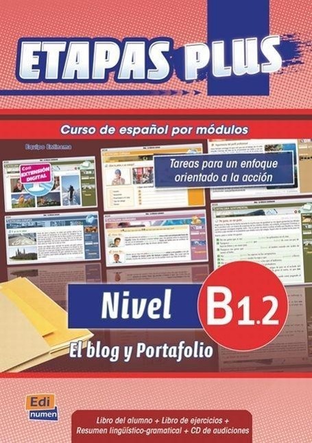 Cover: 9788498482492 | Etapas Plus B1.2 Libro del Alumno/Ejercicios + CD. El Blog Y...