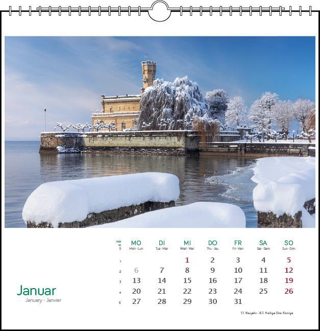 Bild: 9783861924111 | Östlicher Bodensee 2025 | Postkarten-Tischkalender | Fotografen | 2025