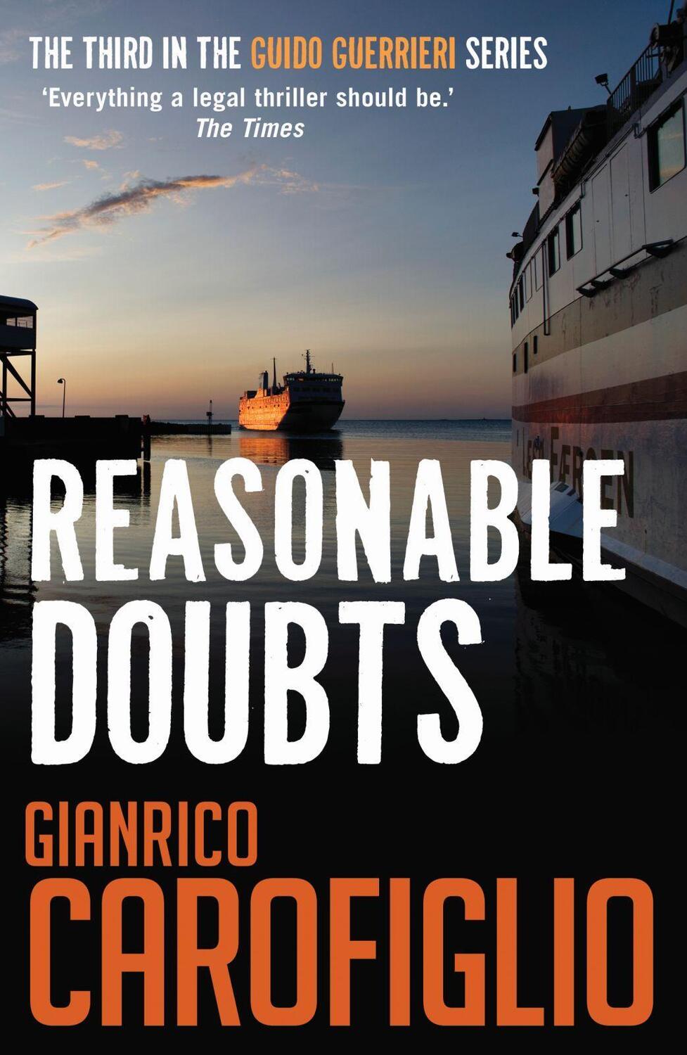 Cover: 9781904738541 | Reasonable Doubts | Gianrico Carofiglio | Taschenbuch | Englisch