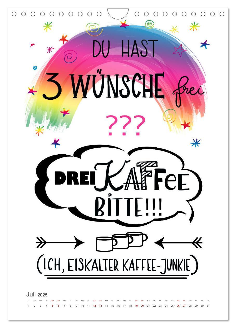 Bild: 9783435897766 | Kaffee liebt dich (Wandkalender 2025 DIN A4 hoch), CALVENDO...