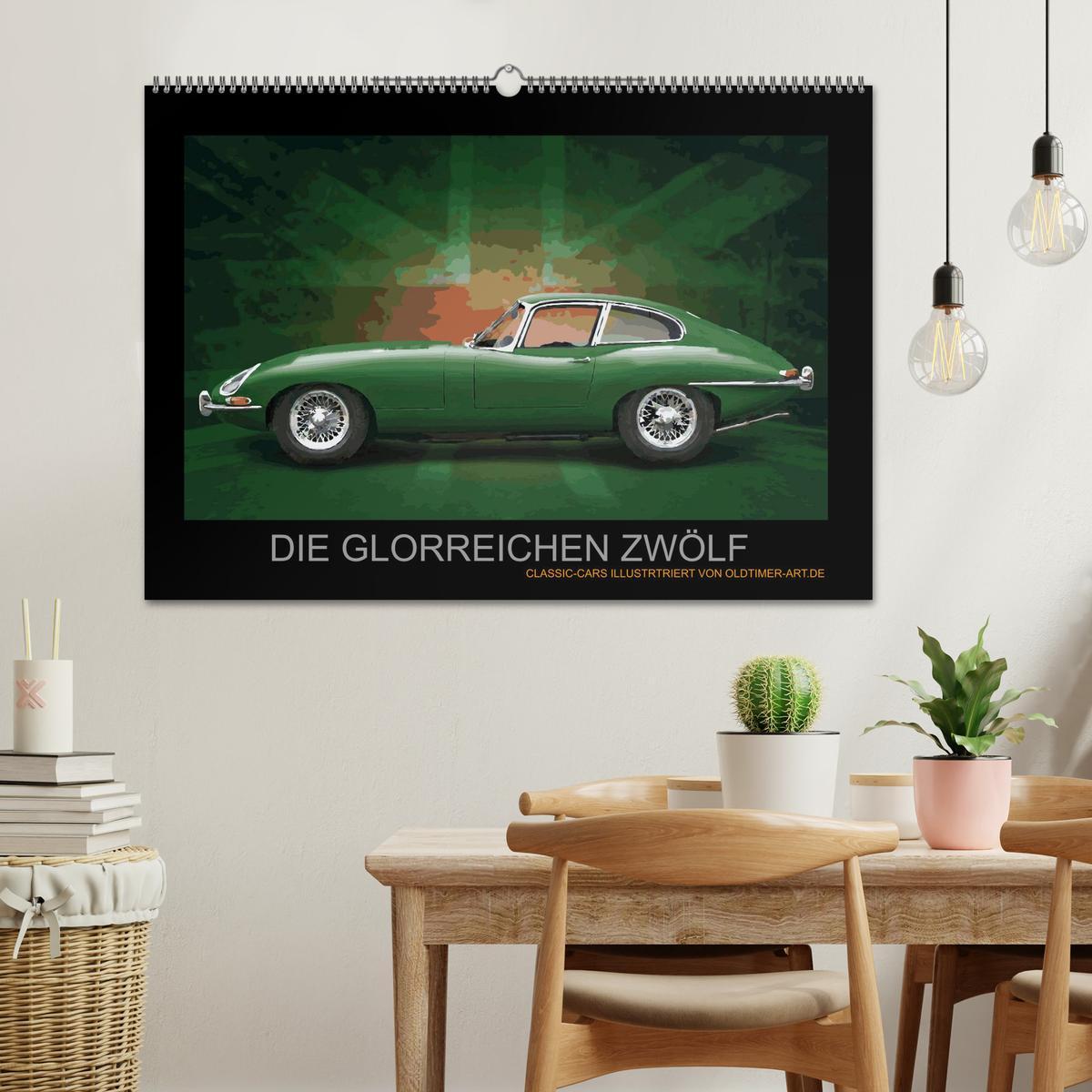 Bild: 9783435489381 | DIE GLORREICHEN ZWÖLF (Wandkalender 2025 DIN A2 quer), CALVENDO...