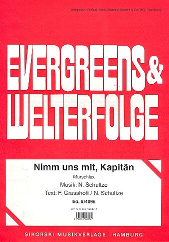 Cover: 9790003020891 | Nimm uns mit Kapitän auf die Reise: Einzelausgabe für Gesang und...