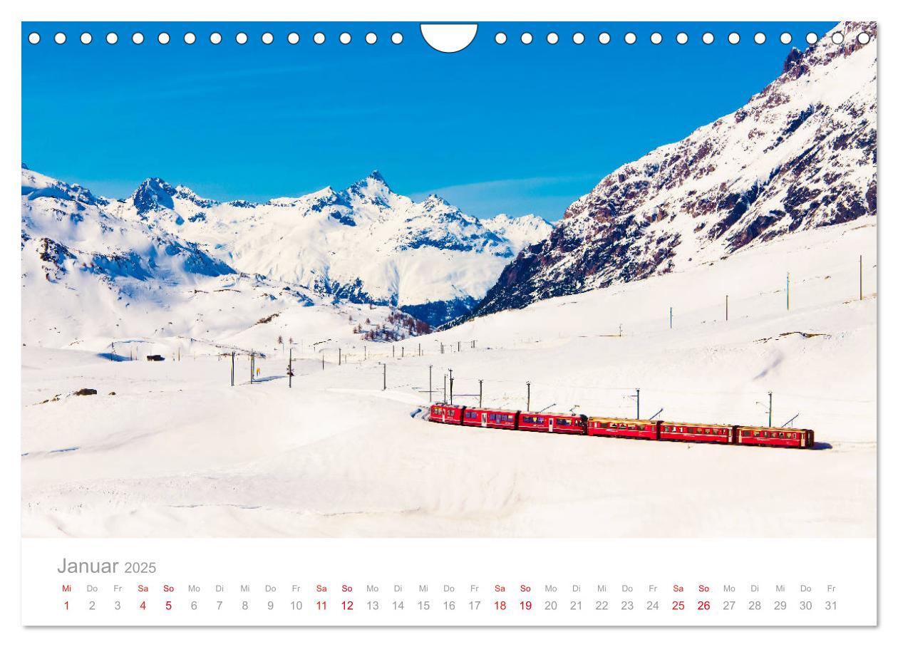 Bild: 9783435308637 | TRAUMZIELE DER SCHWEIZ Impressionen (Wandkalender 2025 DIN A4...