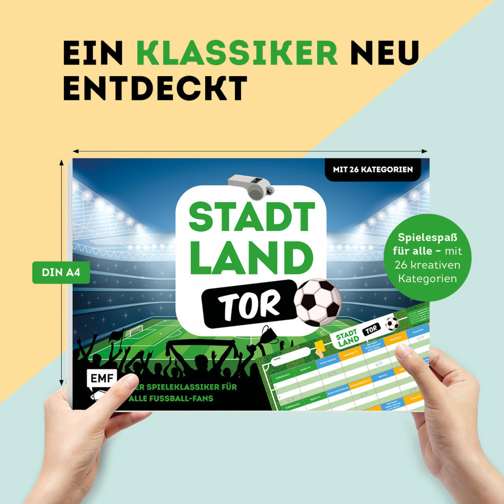 Bild: 4260478341579 | Stadt, Land, Tor - Der Spieleklassiker für alle Fußball-Fans | Spiel