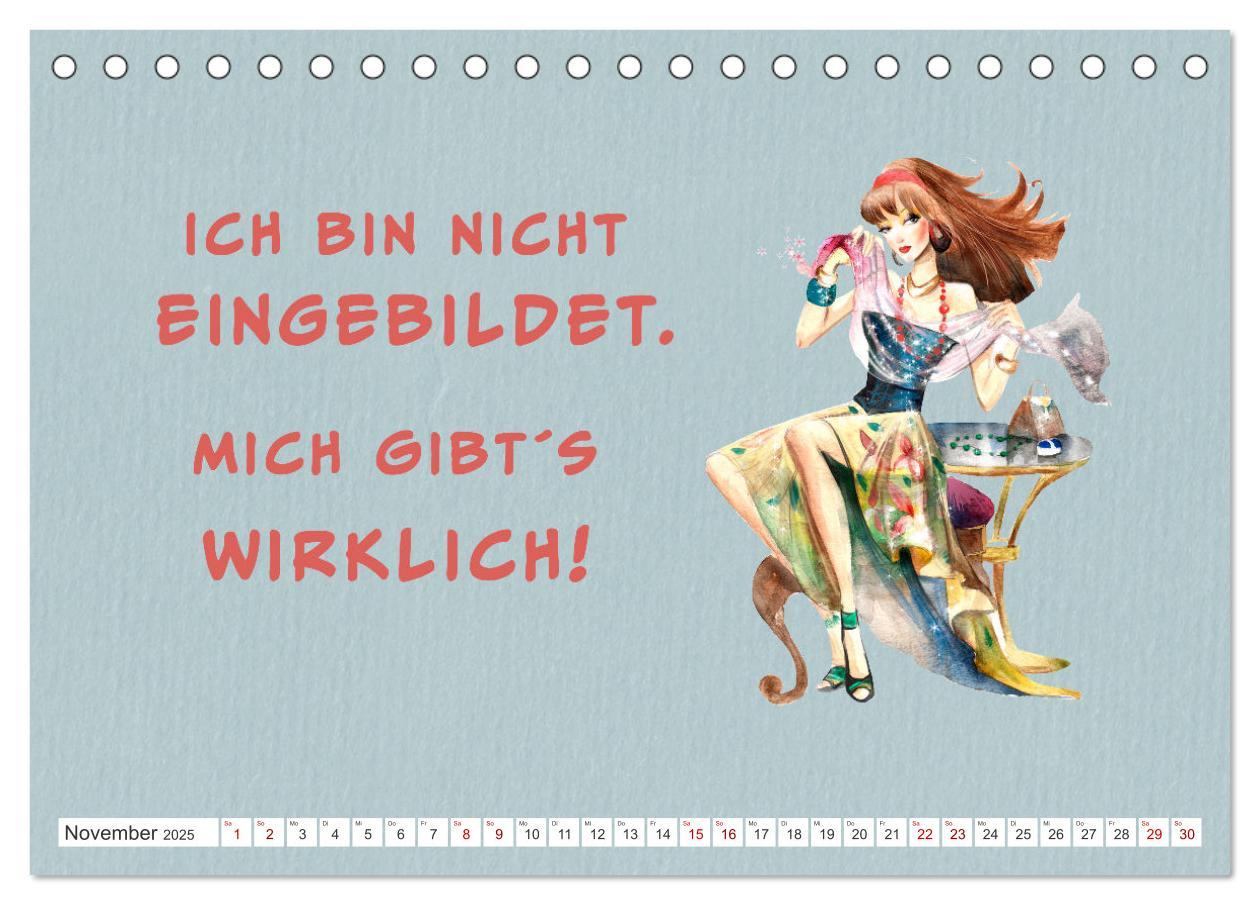 Bild: 9783383881794 | Frech aber ehrlich (Tischkalender 2025 DIN A5 quer), CALVENDO...