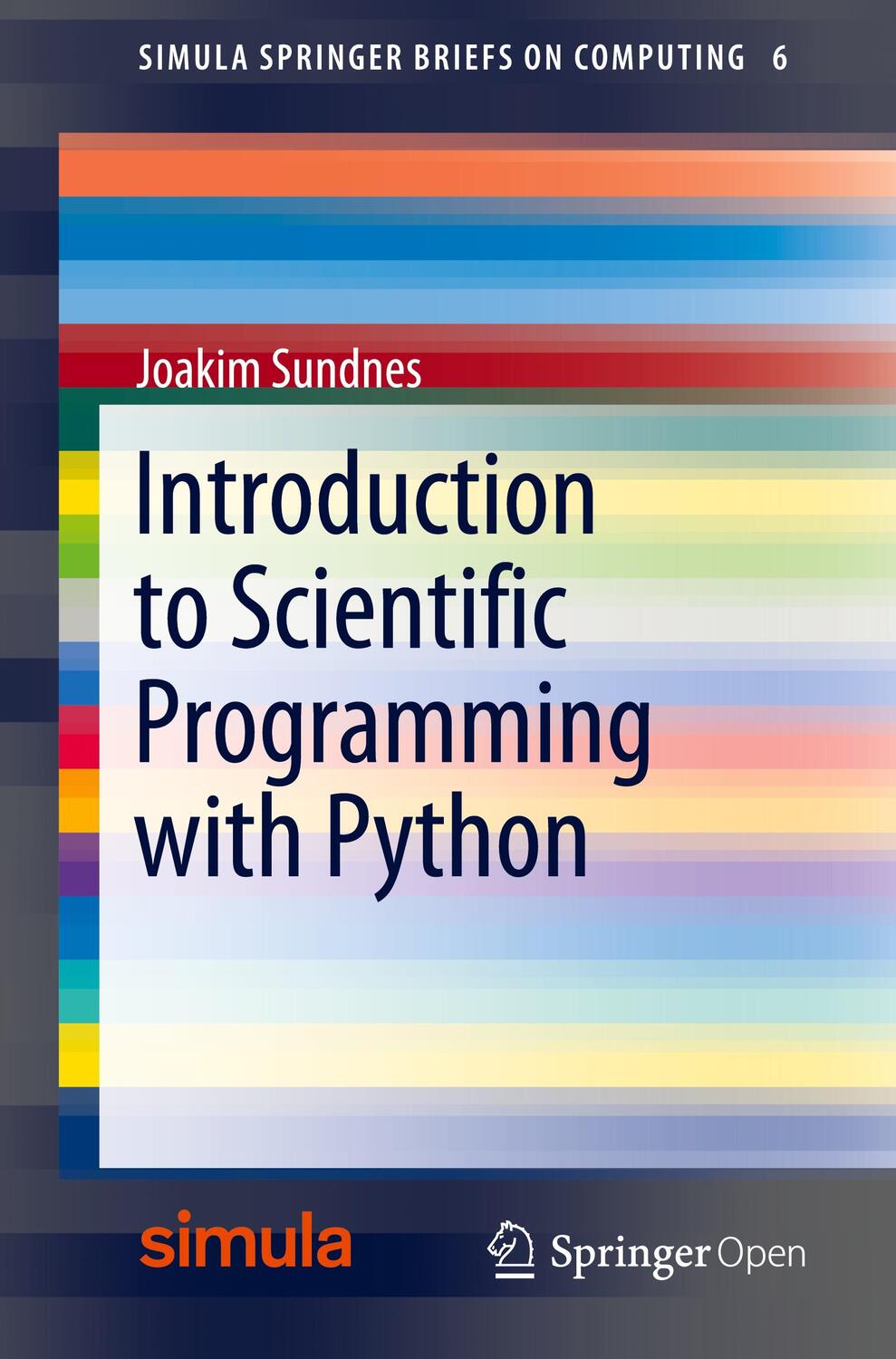 Cover: 9783030503550 | Introduction to Scientific Programming with Python | Joakim Sundnes