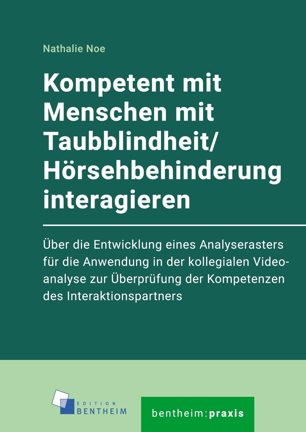 Cover: 9783948837105 | Kompetent mit Menschen mit Taubblindheit/Hörsehbehinderunginteragieren