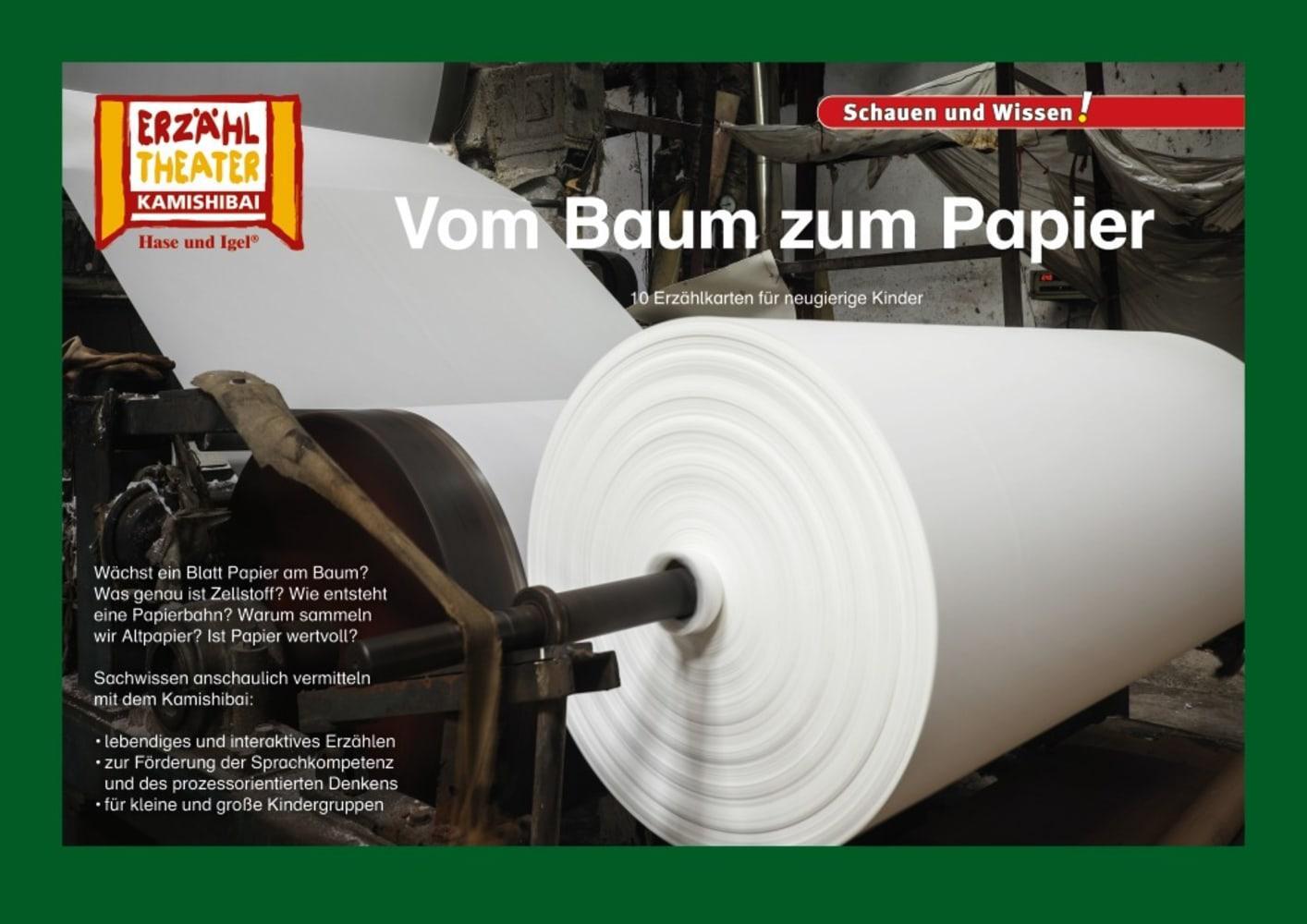 Cover: 4260505831462 | Vom Baum zum Papier / Kamishibai Bildkarten | Verena Sangu | 10 S.