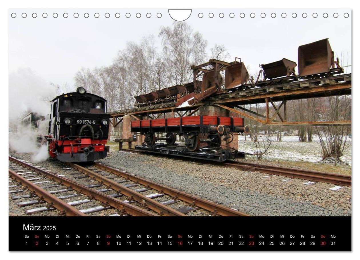 Bild: 9783435823239 | Dampfbahnromantik auf schmaler Spur (Wandkalender 2025 DIN A4...