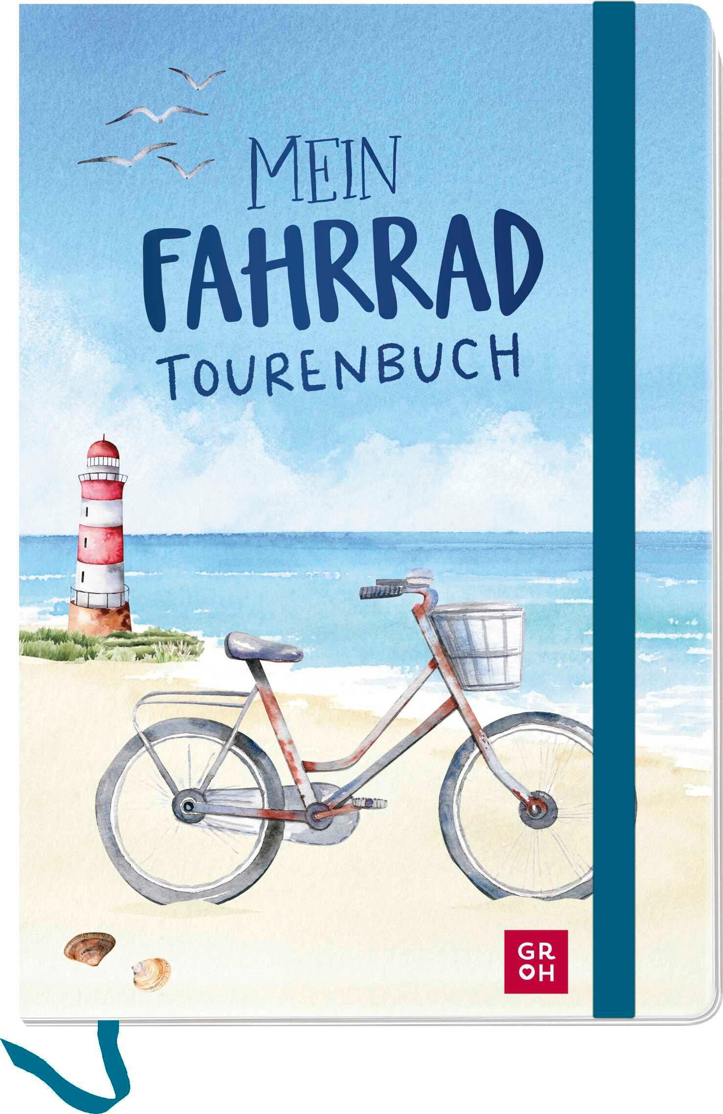 Cover: 4036442013366 | Mein Fahrradtouren-Buch (maritim) | Groh Verlag | Notizbuch | 96 S.