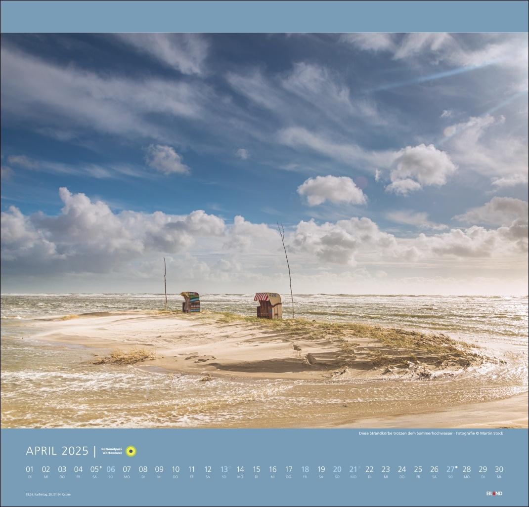 Bild: 9783964023124 | Nationalpark Wattenmeer Edition Kalender 2025 - Martin Stock | Stock