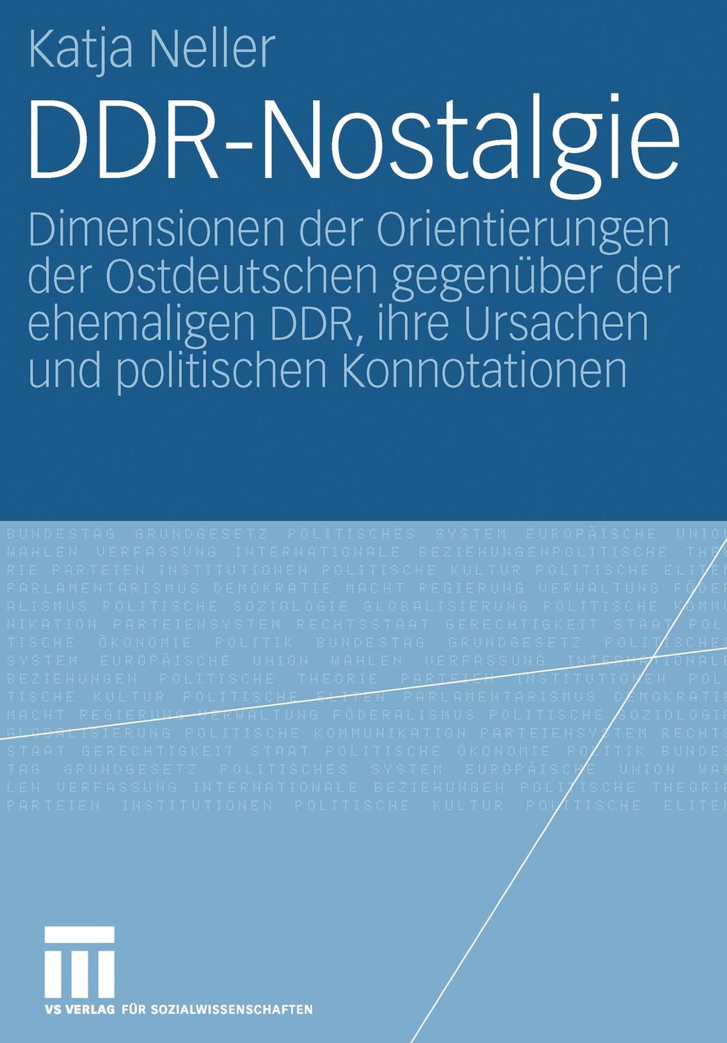 Cover: 9783531151182 | DDR-Nostalgie | Katja Neller | Taschenbuch | Paperback | 376 S. | 2006